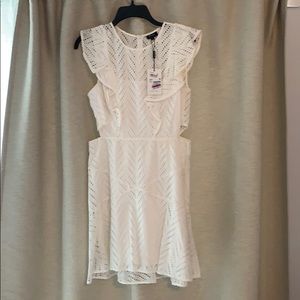 Off white Bardot summer dress